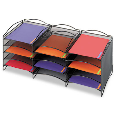 Compartment Storage Boxes & Bins; Overall Width: 30 ; Overall Depth: 12.75 ; Overall Height: 11.25 ; Material: Steel
